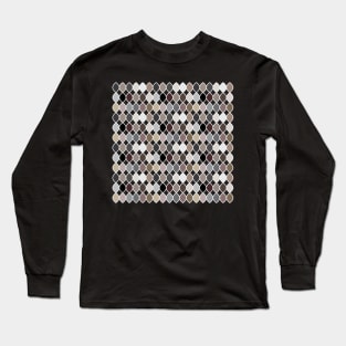 Neutral Oval Pattern Long Sleeve T-Shirt